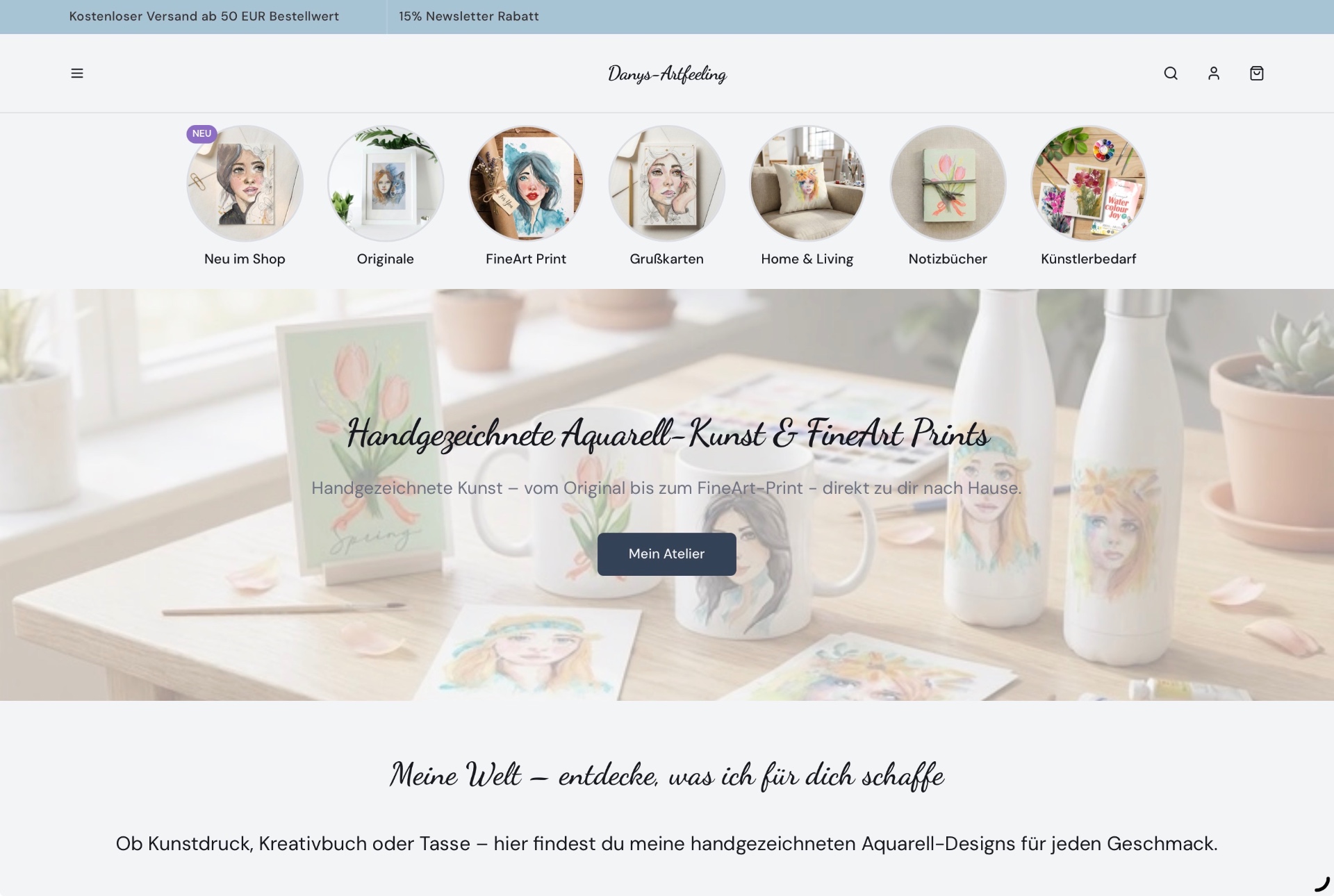 Beispiel-Shop: Danys-Artfeeling